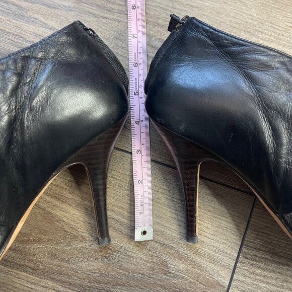 Cole Haan Nike Air Natasha Stiletto Heels Women's 9.5B Black Leather Business - Picture 7 of 16